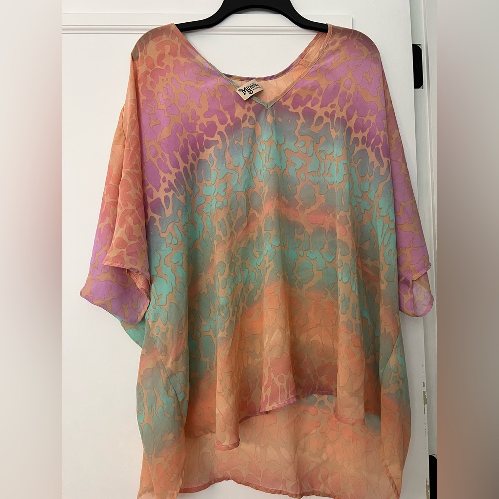 MUMU tunic - one of the OG prints! Size xsmall